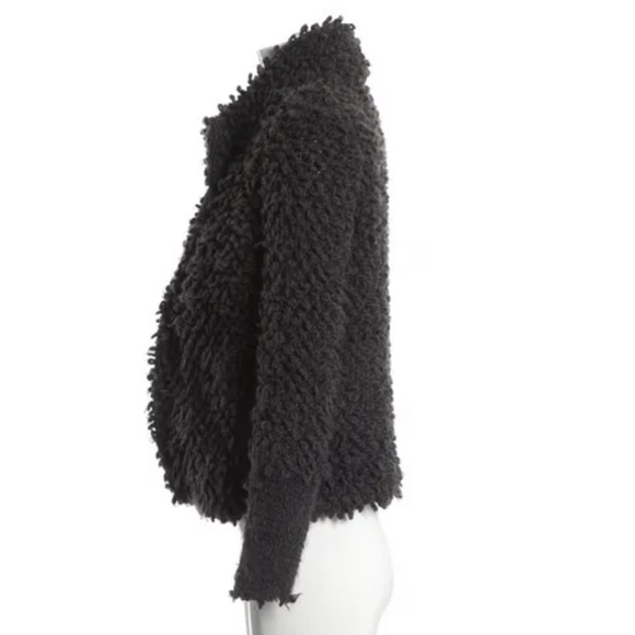 IRO Caty Crepe and Wool Blend Black Jacket 38 - Picture 5 of 10